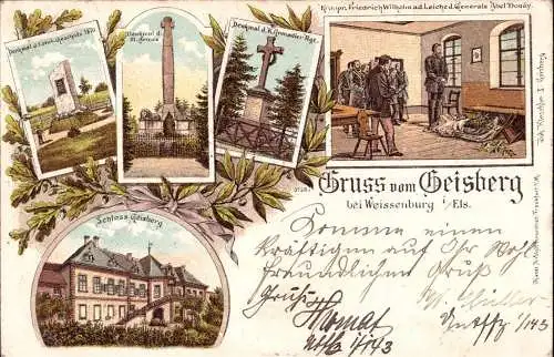 602629 | Frankreich,CPA,  Litho, Ortsansicht,  | Wissembourg;Bas-Rhin (F 67160 Frankreich), -,