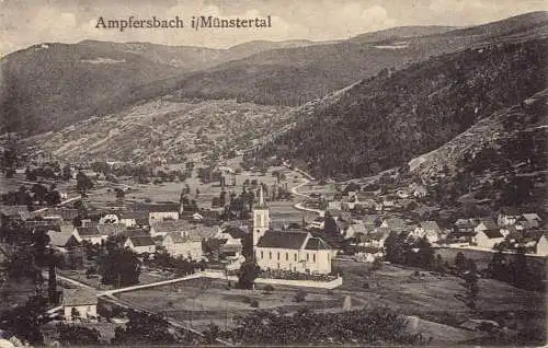 602645 | Frankreich,CPA,  Ortsansicht, Ampfersbach  Vallée de Munster  | Munster;Haut-Rhin (F 68140 Frankreich), -,