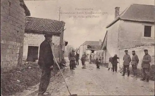 602675 | Frankreich,CPA, Strassenfeger  | Saint Hilaire le Petit;Marne (F 51490 Frankreich), -,