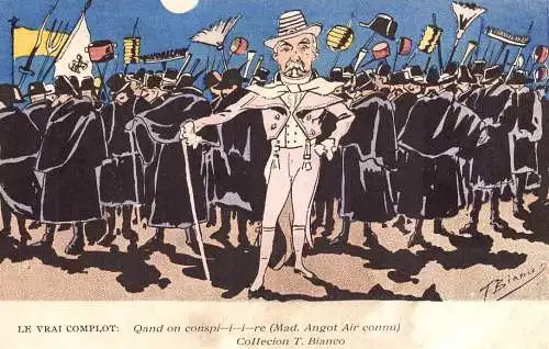 602703 | Frankreich, Künstlerkarte, le Vrai Complot, sign. Bianco  | -, -,