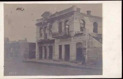 602879 | Ansichtskarte, Verbrannte Häuser in Wladimir Wolinskij, Ukraine, Zerstörung 1. WK.  | -, -,