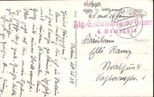 602888 | Pommern, Feldpostkarte Fliegerhorst  | Cammin in Pommern, Stadt (Kreis Cammin Pommern), -,