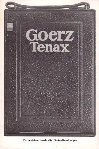 603253 | Goerz Tenax, Prospekt der Kamera Werke Goerz, Fotografie  | Berlin (W - 1000), -,