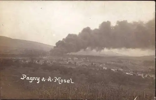 603440 | Militär 1. WK, Fotokarte, Zerstörung  | Pagny sur Moselle;Meurthe-et-Moselle (F 54530 Frankreich), -,