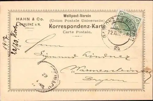 603556 | Brief mit Firmenlochung Perfin der Firma Hahn & Co.  | Gablonz an der Neiße, Stadt (Kreis Gablonz an der Neiße