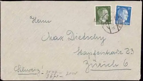 603632 | Brief nach Schweden Abs. aus dem Focke - Wulf - Lager z.Zt Wien  | Cottbus (O - 7500), -,