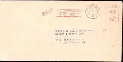 603645 | Schiffspost, Drucksache mit Freistempel der TT Linie, Trelleborg | Travemünde ; Lübeck (W 2400)