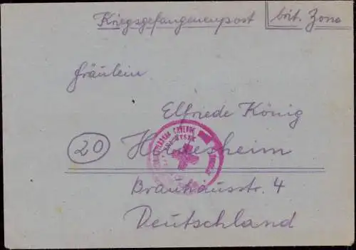 603663 | Jugoslawien, Kriegsgefangenenpost POW aus dem Lager Belgrad Senjak  | -, -,