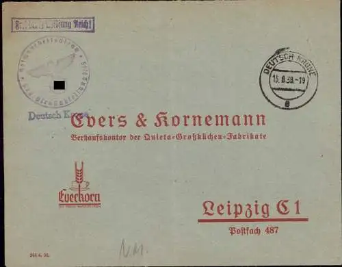 603670 | Westpreiússen, Dienstbrief des RAD Lager 7 / 45  | Deutsch Krone (Deutsch Krone WP), -,