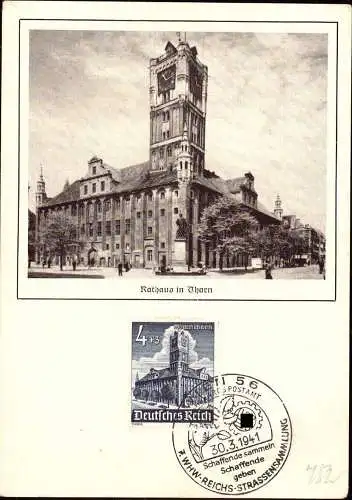 603799 | Westpreussen, Maximumkarte Winterhilfswerk WHW  | Wien (A - 1010 Österreich), Thorn (Thorn WP),