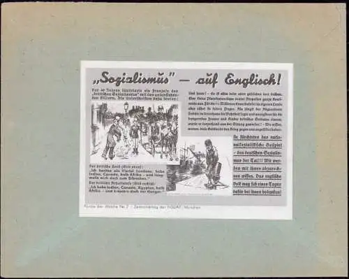 603814 | Dienstbrief der NSDAP mit Rückseitiger Parole der Woche, Propaganda  | Herford (W - 4900), -,