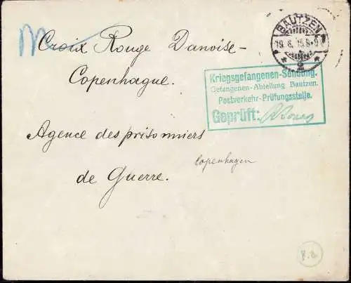 603833 | Kriegsgefangenenpost POW aus dem Lager Barbara Kaserne, Zensur, an das Rote Kreuz  | Bautzen (O - 8600), -,