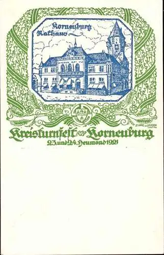 603907 | Ansichtskarte, 1923, mit Sonderstempel vom Kreisturnfest  | Korneuburg (A - 2100 Österreich), -,