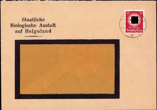 603937 | Dienstbrief der Staatlichen Biologischen Anstalt  | Helgoland (W - 2192), -,