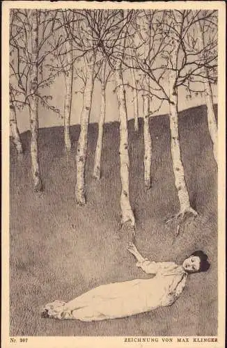 603984 | Malerei, Zeichnung von Max Klinger aus dem Museum der bildenden Künste | Leipzig (O 7010)