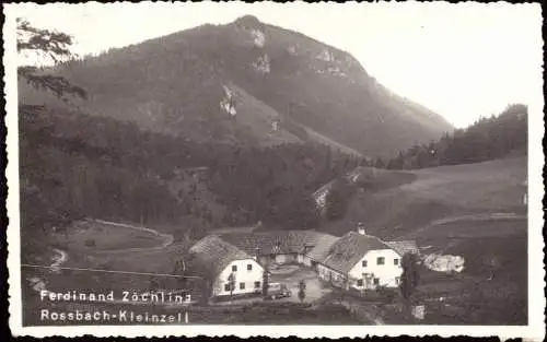604139 | Ansichtskarte, Ortsansicht Rossbach  | Kleinzell b. Hainfeld (A - 3171 Österreich), -,