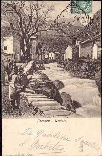 604277 | Ansichtskarte, Ortsansicht Ferrera, Emilia Romagna, Porto, Taxe | Pont de Barret;Drome (F 26160 Frankreich)