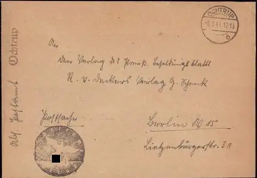 604284 | Postsache mit Dienstsiegel des Postamts | Ochtrup (W 4434)