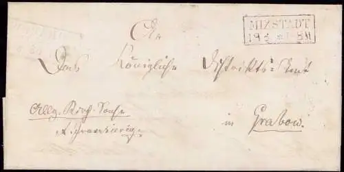 604329 | Westpreussen, Dienstbrief aus Mikstat  | Mixstadt (Kreis Schildberg WP), -,