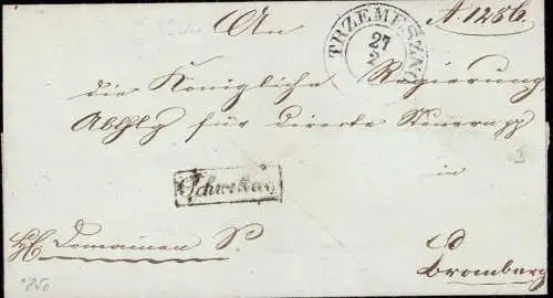 604330 | Westpreussen, Dienstbrief aus Trzemeszno  | Krotoschin (Kreis Krotoschin WP), -,