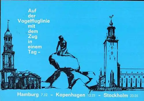 604367 | Ansichtskarte vom Ersttag der Eröffnung der Vogelfluglinie, Eisenbahn, Fähre  | Puttgarden (W - 2448), -,