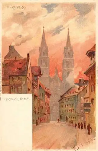 604400 | Litho Ortsansicht | Nürnberg (W 8500)