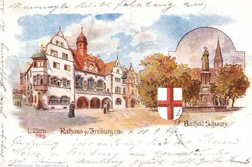 604410 | Ansichtskarte Ortsansicht Breisgau  | Freiburg (W - 7800), -,