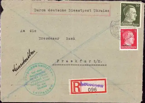 604469 | Deutsche Dienstpost Ukraine, Beauftragter für die Tabakwirtschaft Letitschew, Ukraine, Tabak  |