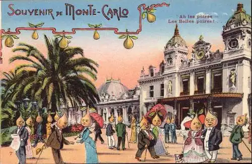 604482 | CPA, Souvenir de Monte Carlo, Monaco, Jeu d'argent, Roulette, Zwiebel  |