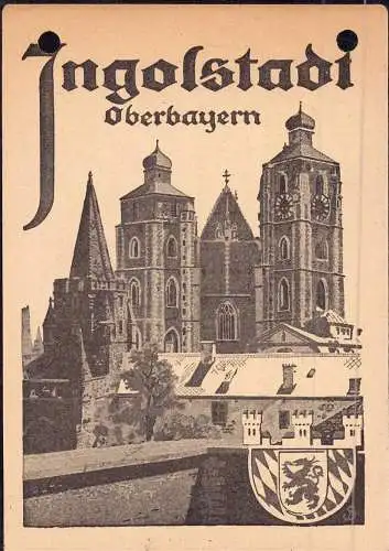 604705 | Werbung, Reklame der Stinwerke Lauingen, erh. 3, leider gelocht  | Ingolstadt (W - 8070), -,