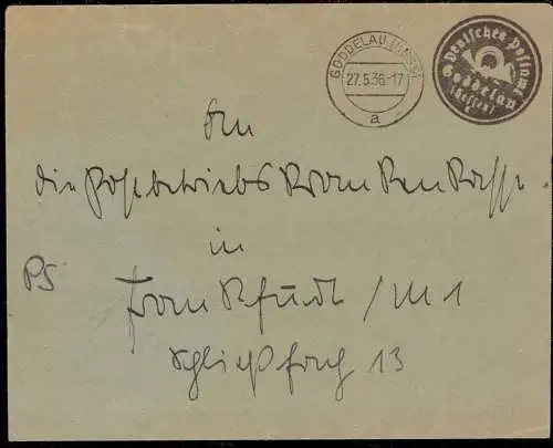 Deutsches Reich  Brief