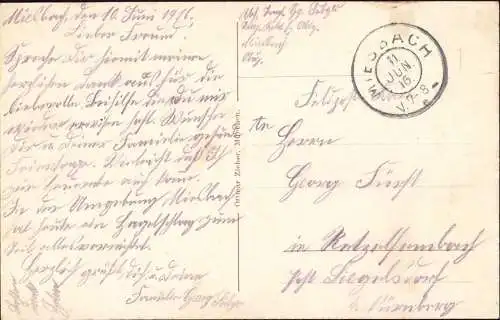 O 213, Bayern Reservestempel aus Miesbach