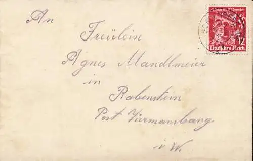 O 217, Bayern Reservestempel aus Schönberg, Niederbayern