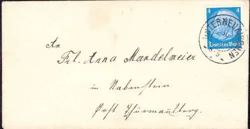 O 227, Bayern Reservestempel aus Unterneukirchen