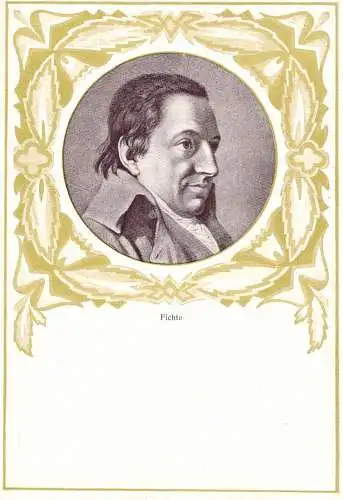 [Werbepostkarte] O 273, Stettin, Pommern, Karte der Kaffee - Surrogat - Fabrik Weiss, R. S. Portrait von Johann Gottlieb Fichte, Philosophie. 