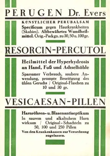 [Ansichtskarte] O 385 Pharmazie, Werbung 2 Karten der Firma Chemische Fabrik Reisholz in Düsseldorf Reisholz. 