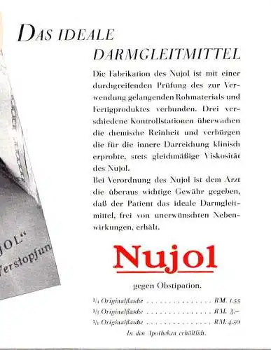 [Ansichtskarte] O 388 Pharmazie, Werbung der Firma Nujol in Hamburg, Jungfernstieg. 
