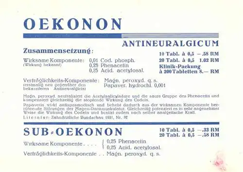 [Ansichtskarte] O 391 Pharmazie, Werbung der Firma Franchell & Co in Hamburg-Eilbeck. 
