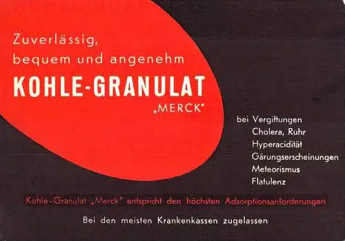 [Ansichtskarte] O 397 Pharmazie, Werbung 3 Karten der Firma Merck in Darmstadt. 
