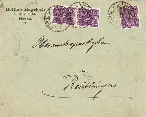 Deutsches Reich  Brief
