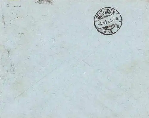 Deutsches Reich  Brief