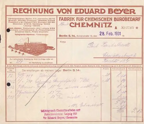 Firmenrechnung