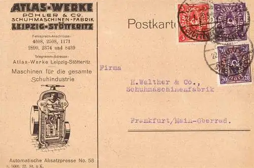 Deutsches Reich  Brief