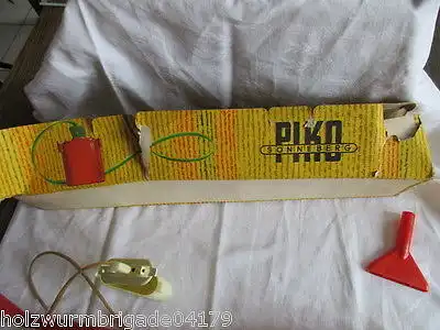 Seltener DDR PIKO Sonneberg Kinder Staubsauger 60er Jahre OVP vollständig