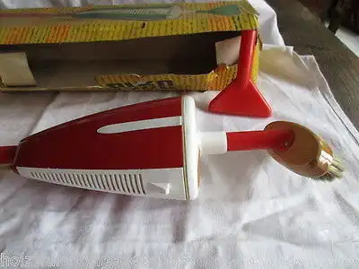 Seltener DDR PIKO Sonneberg Kinder Staubsauger 60er Jahre OVP vollständig