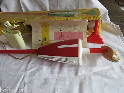 Seltener DDR PIKO Sonneberg Kinder Staubsauger 60er Jahre OVP vollständig