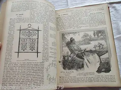 Das Kränzchen Spemann`s Illustriertes Mädchen Jahrbuch um 1900 Prachtausgabe RAR