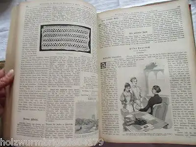 Das Kränzchen Spemann`s Illustriertes Mädchen Jahrbuch um 1900 Prachtausgabe RAR