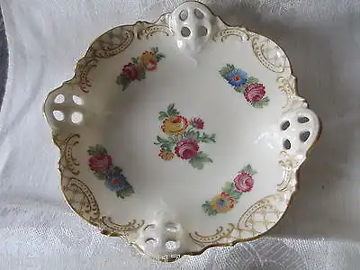 Altes Rosenthal Konfektset Anbietschale u. 6 Schälchen Elfenbein Moliere Kronach
