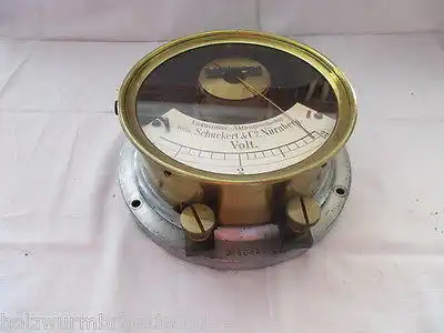 RARITÄT Elektrizitäts- AG Schuckert & Co Nürnberg Voltmesser bis 300 um 1900
